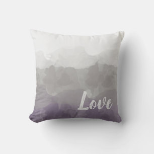 Ombre Paars en Gray Love Graceful Gradient Kussen