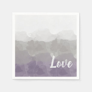 Ombre Paars en Gray Love Graceful Gradient Servet