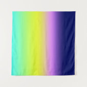 Ombre paars gele lente zomerkleuren wandkleed (Voorkant (horizontaal))