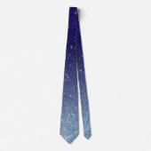 Ombre Paars Violet Trendy Glitter Stropdas (Voorkant)