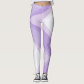 Ombre Paarse Curve | Yoga-Leggings Leggings (Voorkant)