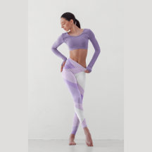 Ombre Paarse Curve | Yoga-Leggings