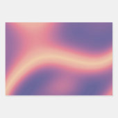 Ombre Paarse geel roze patrooncadeau Inpakpapier Vel (Voorkant)