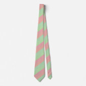 Ombre pasta Watermelon Multi Diagonal Stripes Stropdas (Voorkant)