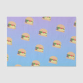 Ombre Pastel Hamburger Tissuepapier (Voorkant)