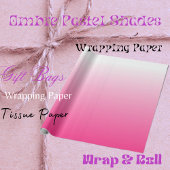 Ombre Pastel Shades Inpakpapier Groot Cadeauzakje