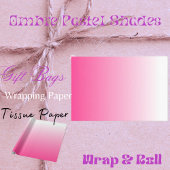 Ombre Pastel Shades Inpakpapier Groot Cadeauzakje