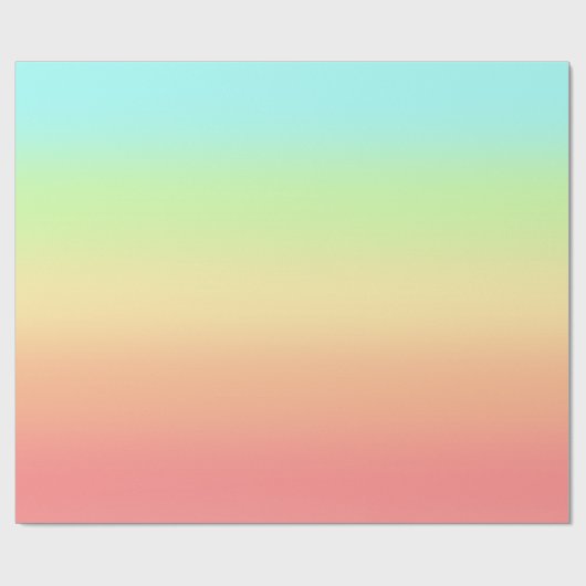 Ombre pastel tinten inpakpapier (Vlak)