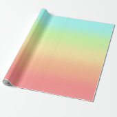 Ombre pastel tinten inpakpapier (Uitgerold)