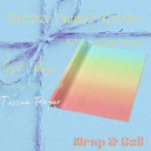 Ombre pastel tinten inpakpapier