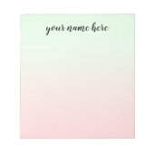 Ombre Personalized Notitieblok (Voorkant)