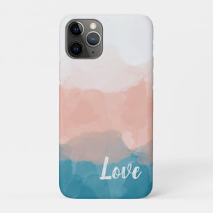 Ombre Pink en Blue Love Graceful Gradient Case-Mate iPhone Case