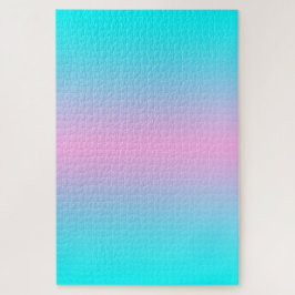 Ombre Pink en Turquoise Gradient Legpuzzel