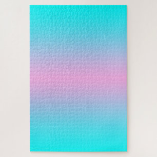 Ombre Pink en Turquoise Gradient Legpuzzel