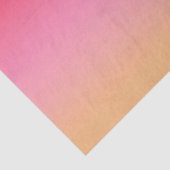 Ombre Pink Oranje Weefselpapier Tissuepapier (Detail)