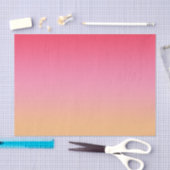 Ombre Pink Oranje Weefselpapier Tissuepapier (Craft)