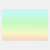 Ombre Rainbow Abstract pastel Pattern Inpakpapier Vel (Voorkant 3)
