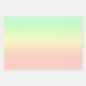 Ombre Rainbow Abstract pastel Pattern Inpakpapier Vel (Voorkant)