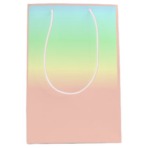 Ombre Rainbow Abstract pastel Pattern Medium Cadeauzakje
