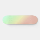 Ombre Rainbow Abstract pastel Pattern Persoonlijk Skateboard (Horizontaal)