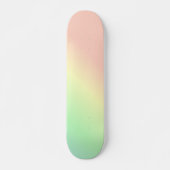 Ombre Rainbow Abstract pastel Pattern Persoonlijk Skateboard (Voorkant)