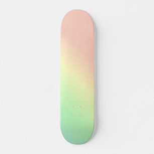 Ombre Rainbow Abstract pastel Pattern Persoonlijk Skateboard