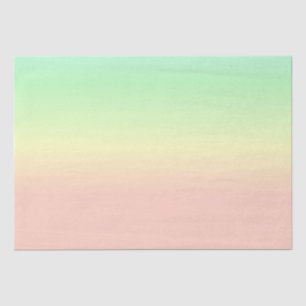 Ombre Rainbow Abstract pastel Pattern Tissuepapier