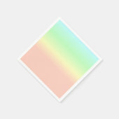 Ombre Rainbow Abstract Pastel Roze Patroon Servet (Hoek)