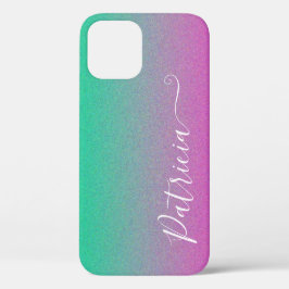 Ombre Rainbow Airbrush Achtergrond Gepersonaliseer Case-Mate iPhone Case