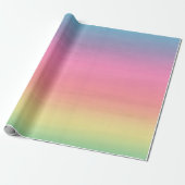 Ombre Rainbow. Cadeaupapier (Uitgerold)