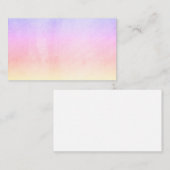 Ombré Rainbow-kleuren Visitekaartje (Voorkant / Achterkant)