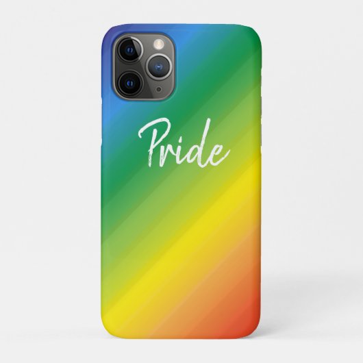 Ombre Rainbow LGBTQ Pride Colorful Case-Mate iPhone Case (Achterkant)