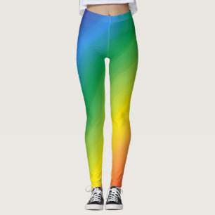 Ombre Rainbow LGBTQ Pride Colorful Leggings