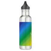Ombre Rainbow LGBTQ Pride Colorful Waterfles (Links)