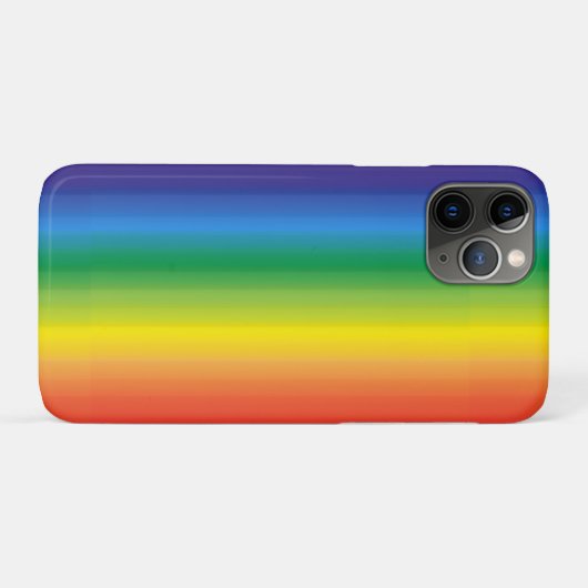 Ombre Rainbow Pride Bold Bright Case-Mate iPhone Case (Achterkant (horizontaal))