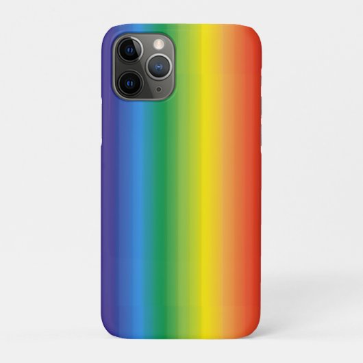 Ombre Rainbow Pride Bold Bright Case-Mate iPhone Case (Achterkant)
