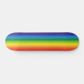 Ombre Rainbow Pride House Flag Persoonlijk Skateboard (Horizontaal)