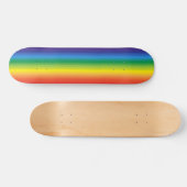 Ombre Rainbow Pride House Flag Persoonlijk Skateboard (Horizontaal)