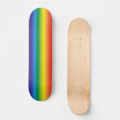 Ombre Rainbow Pride House Flag Persoonlijk Skateboard (Voorkant)