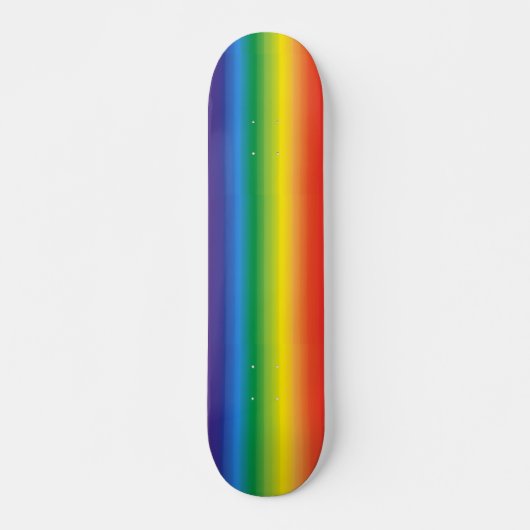Ombre Rainbow Pride House Flag Persoonlijk Skateboard (Voorkant)