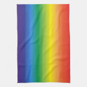 Ombre Rainbow Pride House Flag Theedoek (Verticaal)