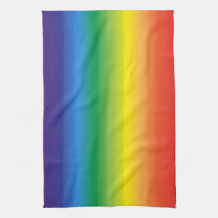 Ombre Rainbow Pride House Flag Theedoek