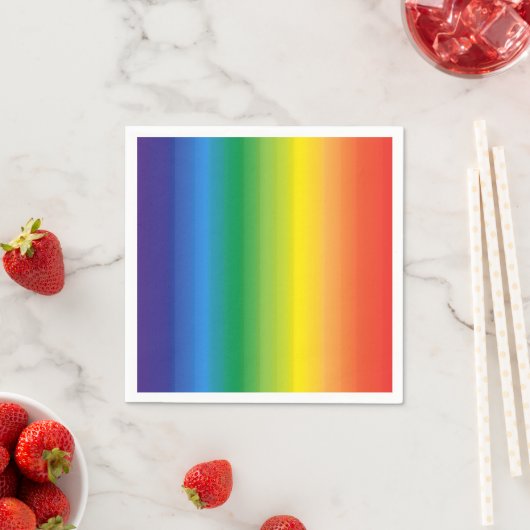 Ombre Rainbow Pride Servet (Insitu)