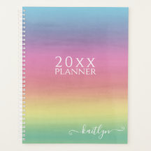 Ombre Rainbow Sky | Gepersonaliseerde planner