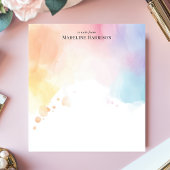 Ombre Rainbow Waterverf Wash Persoonlijke naam Notitieblok