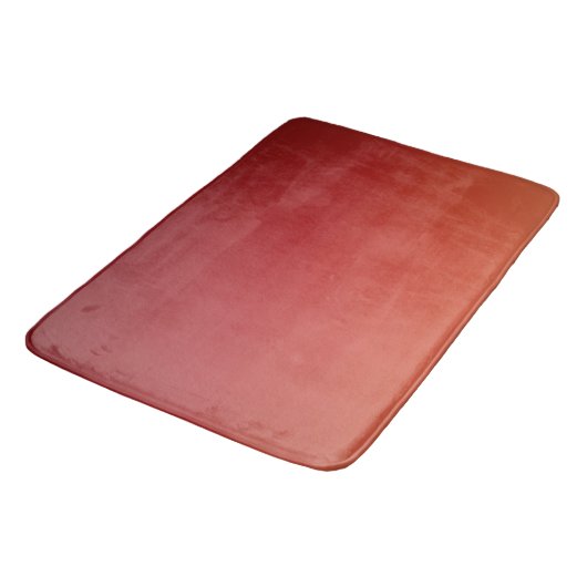 Ombre Red Brown Badmat (Gekanteld)