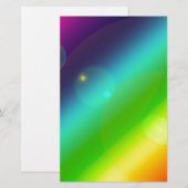 ombre regenboog briefpapier (Voorkant / Achterkant)