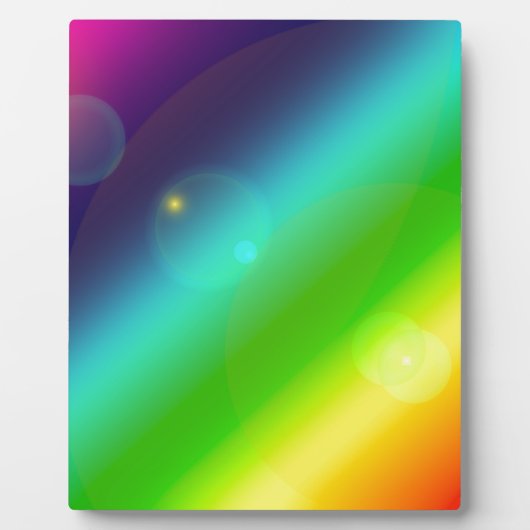ombre regenboog fotoplaat (Voorkant)