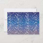 Ombre regenboog lantaarns bruiloft antwoord Kaart (Achterkant)