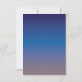 Ombre Regenboog Lantaarns FOTO De datum opslaan Save The Date (Achterkant)